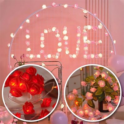 LED luči na traku z vrtnicami (2 m) | LUMEROSE
