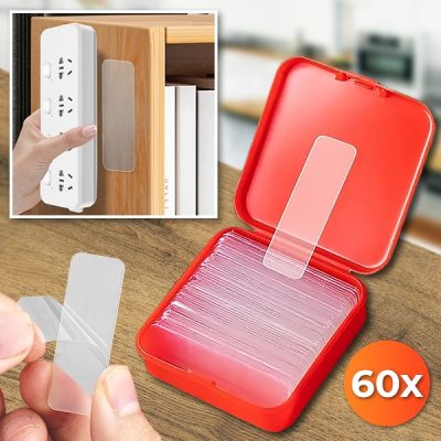 60 kosov dvostranskega lepilnega traku | TACKY