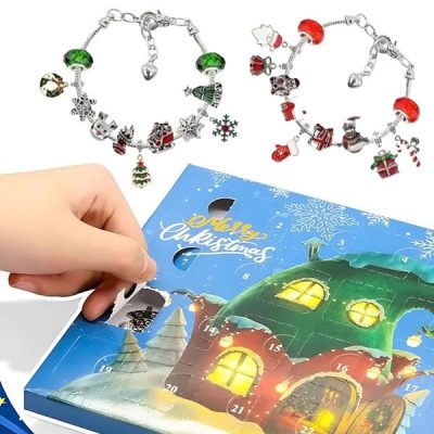 Adventni koledar: 2x zapestnica + obeski | ADVENTBRACE