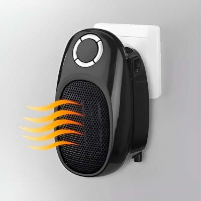 Prenosni mini grelnik za stensko vtičnico