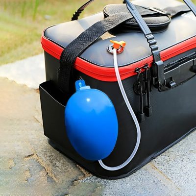 Zložljivo ribiško vedro s črpalko kisika GRATIS